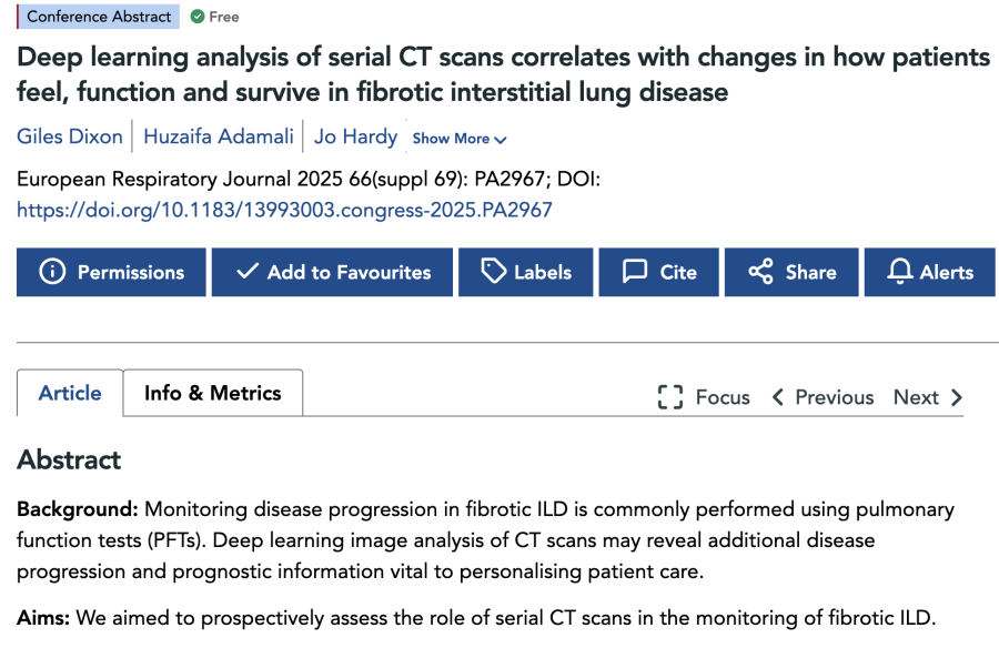 Deep Learning Analysis of Serial CT Scans Correlates with Changes in how Patients Feel, Function and Survive in Fibrotic Interstitial Lung Disease