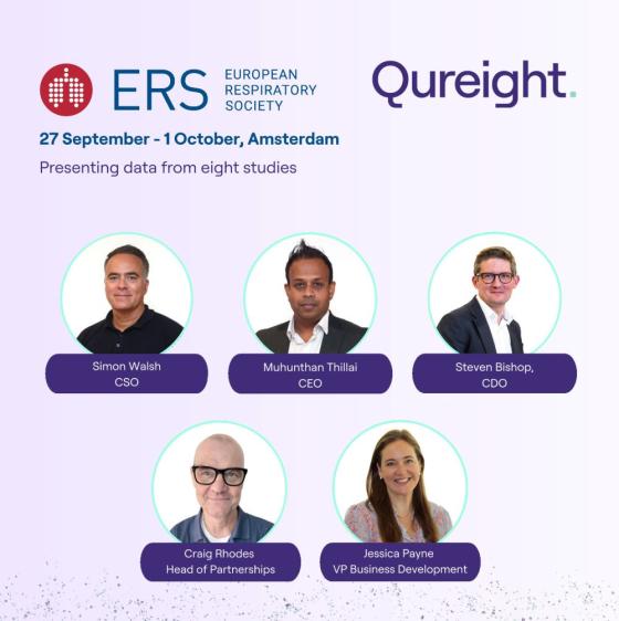 Qureight has major presence at 2025 ERS Congress to highlight how advanced imaging biomarkers and AI are transforming interstitial lung disease research and drug development