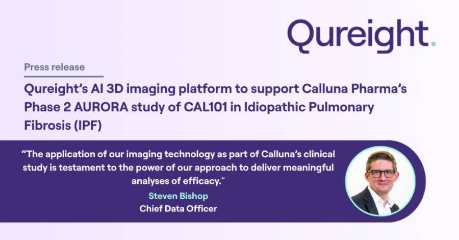 Qureight&rsquo;s AI 3D imaging platform to support Calluna Pharma&rsquo;s Phase 2 AURORA study of CAL101 in Idiopathic Pulmonary Fibrosis (IPF)